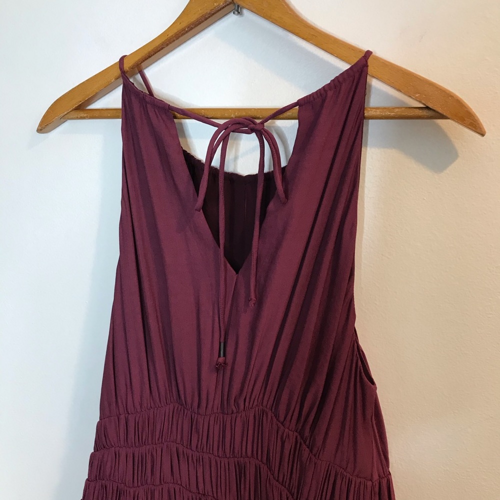 Anthropologie Moulinette Soeurs Plum Midi Dress 4 - Picture 10 of 11